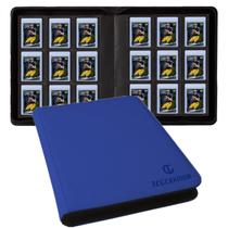 Caderno para Cards TCGCARDIUM 9 Bolsos para 360 Cards Azul