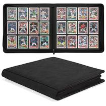 Caderno para Cartas Colecionáveis Fonwill TM10025-1, 12 Bolsos, Preto