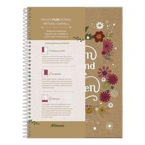 Caderno Pauta Funcional Kraft Art 1 Matéria - Foroni
