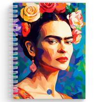 Caderno Pautado A5 - Fábrica de Pôster - Capa Dura 160 Páginas 20x14cm - Wire-o - Frida Kahlo