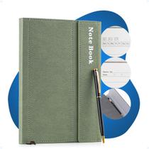 Caderno Pautado Executivo A5 C/ Caneta Capa Fecho Magnético Caderno Pautado Executivo A5 C/ Caneta Capa Fecho Magnético