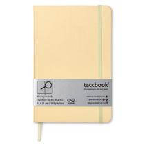 Caderno Pautado taccbook Amarelo (pastel) 14x21 Ríg.