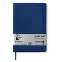 Caderno Pautado taccbook Azul naval 14x21 Flex