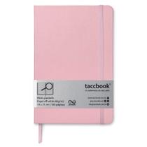 Caderno Pautado taccbook Rosa (pastel) 14x21 Ríg.