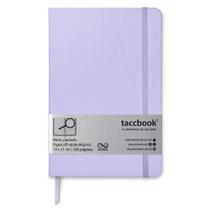 Caderno Pautado taccbook Roxo (pastel) 14x21 Ríg.