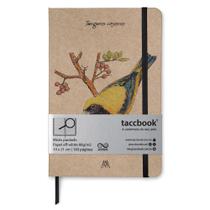 Caderno Pautado taccbook Saíra Amarela 14x21 Ríg.