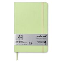 Caderno Pautado taccbook Verde (pastel) 14x21 Ríg.