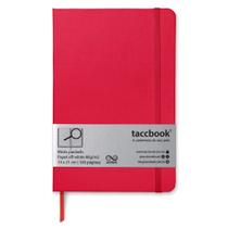 Caderno Pautado taccbook Vermelho 14x21 Ríg.