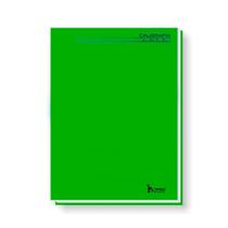 Caderno Pedagógico C.D. Brochura 1/4 Caligrafia Verde - Tamoio