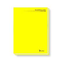Caderno Pedagógico C.D. Brochura 1/4 Quadriculado 1x1cm Amarelo - Tamoio