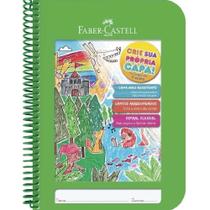 Caderno Pedagogico Criativo Capa Plastica 96 FL Verde 1 UN Faber Castell