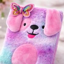 Caderno Pelúcia Modelos Colorido Panda Unicórnio Dog 70 Fls 15X21CM Anotação Diário Bloco Infantil Caderno Pelúcia Modelos Colorido Panda Unicórnio Dog 70 Fls 15X21CM Anotação Diário Bloco Infantil