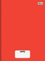 Caderno Peq. 48 fls Vermelho Mais+ Brochura Capa Dura Tilibra