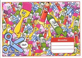 Caderno Peq. Desenho 40 fls Foroni Caderno Peq. Desenho 40 fls Foroni