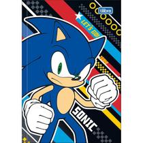 Caderno (PEQUENO) 1/4 Brochura 14x20cm CD Sonic 80 Folhas Tilibra Recados COR:MODELO 8
