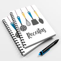 Caderno Pequeno 20x14cm Receitas Modelo 02