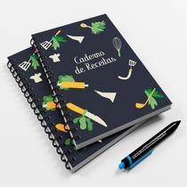 Caderno Pequeno 20x14cm Receitas Modelo 04