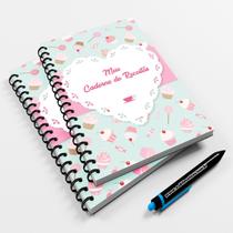 Caderno Pequeno 20x14cm Receitas Modelo 06
