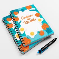 Caderno Pequeno 20x14cm Receitas Modelo 07