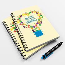 Caderno Pequeno 20x14cm Receitas Modelo 09