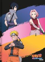 Caderno (PEQUENO) Brochura 1/4 Anime Naruto Shippuden 80 Folhas 14 x 20cm Animativa