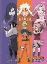 Caderno (PEQUENO) Brochura 1/4 Anime Naruto Shippuden 80 Folhas 14 x 20cm São Domingos