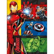 Caderno Pequeno Brochura 1/4 Avengers (Vingadores) 80 Folhas - Tilibra