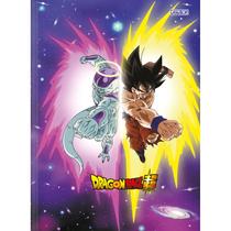 Caderno (PEQUENO) Brochura 1/4 Capa Dura DRAGON BALL 80 Folhas Animativa