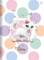 Caderno (PEQUENO) Brochura 1/4 SISSI 80 Folhas 14 x 20cm Capa Dura - Animativa