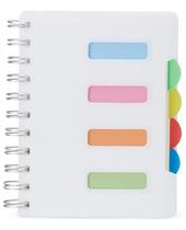 Caderno Pequeno Com Divisórias Espiral Anotações Pauta - Serv Color