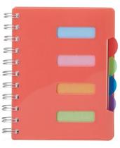 Caderno Pequeno Com Divisórias Espiral Anotações Pauta - Serv Color