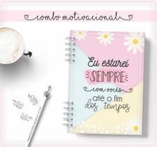 Caderno Personalizado MOTIVACIONAL 60 Folhas 15,5x21,5 Cm