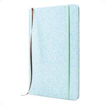 Caderno Personalizado Pequeno Capa Dura Glitter Escolar 80f