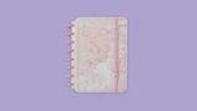 Caderno Pink Marble Dream - A5 - caderno inteligente Caderno Pink Marble Dream - A5 - caderno inteligente