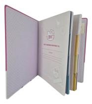 Caderno Planner 21x16cm Hello Kitty - Zona Criativa Rosa Hello Kitty
