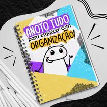 Caderno Planner A5 Flork Divertido Permanente Ano Atual Anotações Papelaria Diario Meme Presente Organização