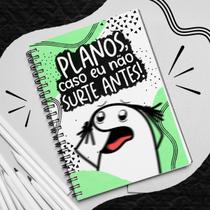Caderno Planner A5 Flork Divertido Permanente Ano Atual Anotações Papelaria Diario Meme Presente Organização