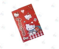 Caderno Planner Luxo Hello Kitty Capa Dura e Fecho Magnético 96 Fls