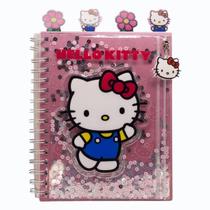 Caderno Pocket Removível HELLO KITTY 24X15cm Zona Criativa Caderno Pocket Removível HELLO KITTY 24X15cm Zona Criativa