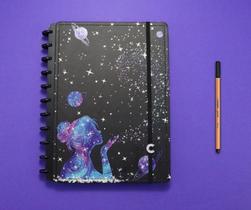 Caderno Poeira Das Estrelas Grande Caderno Inteligente