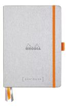 Caderno Pontilhado Goalbook Rhodia A5 120 Folhas Silver