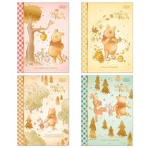 Caderno Pooh Capa Dura SORTIDO C/ 80 Folhas Formato 176mm x 239mm Papel 63g/m² Material Escolar 1UN Caderno Pooh Capa Dura SORTIDO C/ 80 Folhas Formato 176mm x 239mm Papel 63g/m² Material Escolar 1UN