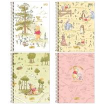 Caderno Pooh Capa Dura SORTIDO C/ 80 Folhas Formato 200mm x 275mm Papel 56g/m² Material Escolar 1UN Caderno Pooh Capa Dura SORTIDO C/ 80 Folhas Formato 200mm x 275mm Papel 56g/m² Material Escolar 1UN