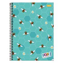 Caderno Pop Collection - Abelhas - 200 folhas - Foroni