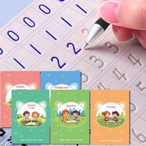 Caderno prático ESAUYB Magic reutilizável para crianças de 3 a 8 anos