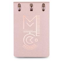 Caderno Premium SystemFlex, Micro, coleção Metallic, 7 x 13 cm Rosa