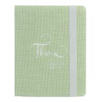 Caderno Premium SystemFlex, Mini, coleção Cotton, Azul, 9,2 x 13,7 cm Verde