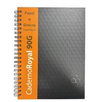 Caderno Prime Royal Paper Espiral S/Pauta 80Fls 20,5x28cm