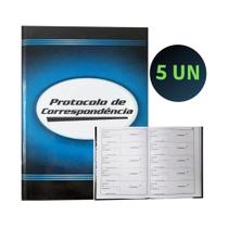 Caderno Protocolo de Correspondências 154x216mm C/ 100 Folhas Caderno Protocolo de Correspondências 154x216mm C/ 100 Folhas
