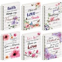 Caderno Qeeenar 6 peças Spiral Christian Journals 14x21 cm Caderno Qeeenar 6 peças Spiral Christian Journals 14x21 cm